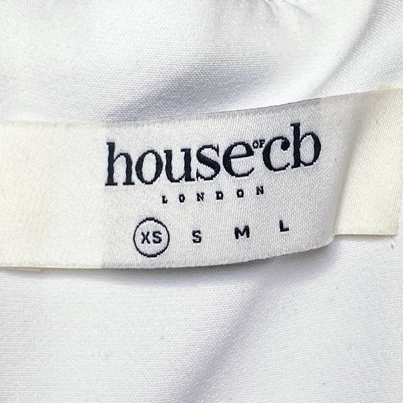 House Of CB London Tallulah Corset Blue Floral Cottagecore Dress XS - Picture 6 of 7